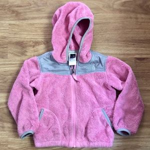 North Face Pink Fleece Jacket